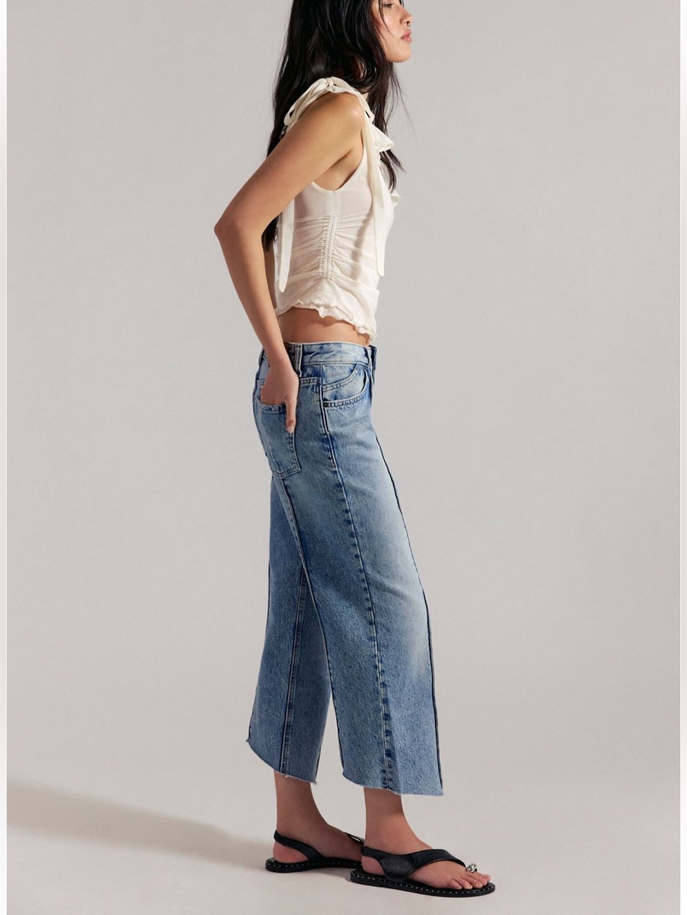 We The Free Low Rise Crop Jean